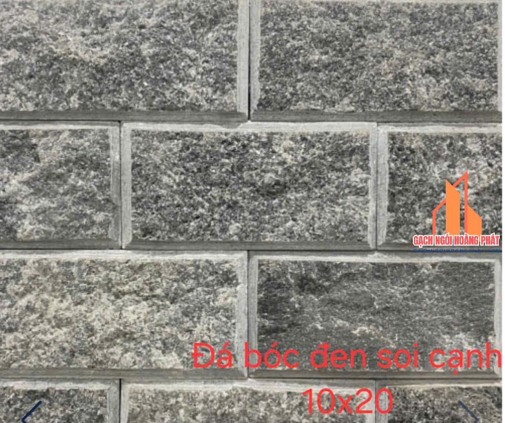 Đá bóc đen soi cạnh 10x20