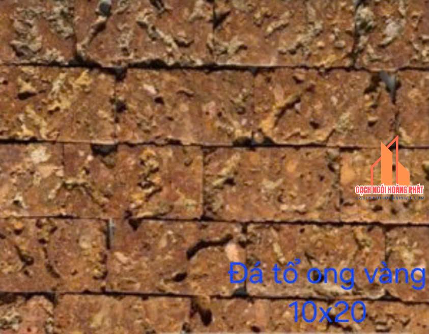 Đá tổ ong vàng 10x20