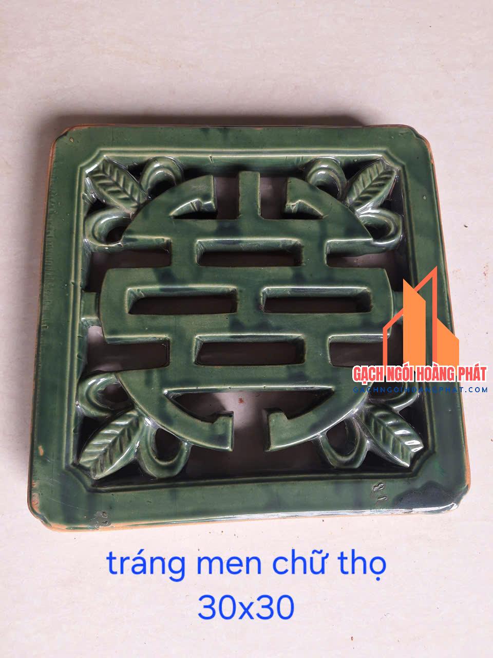 Gạch tráng men chữ thọ 30x30
