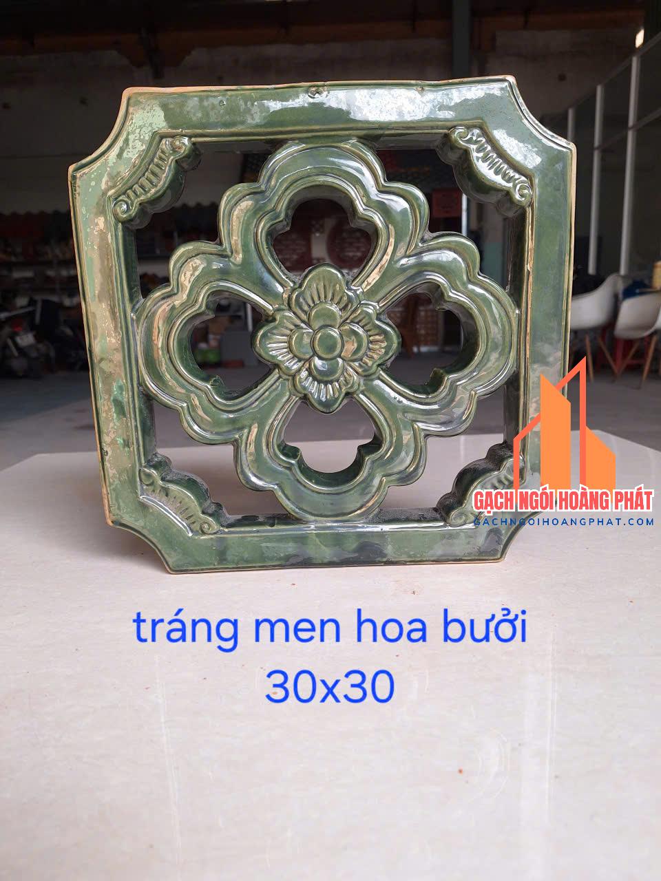 Gạch tráng men hoa bưởi 30x30