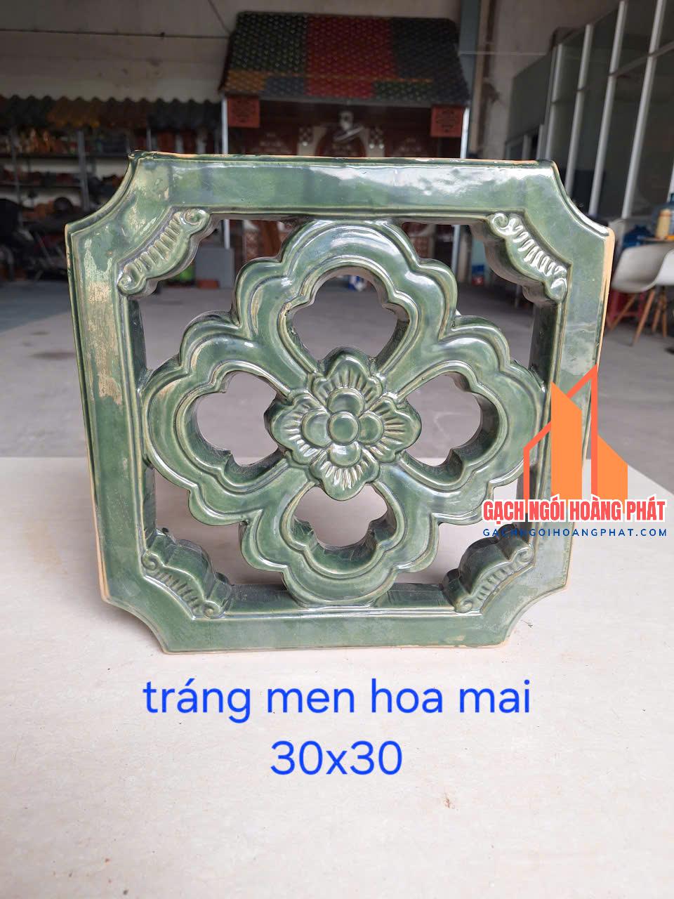 Gạch tráng men hoa mai 30x30